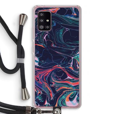Light Years Beyond: Samsung Galaxy A51 5G Transparant Hoesje met koord