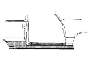 PLAATWERKDEEL Dorpel 2-deurs R 5880102