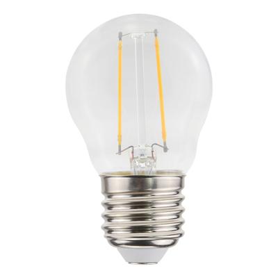 HOFTRONIC™ LED Filament lamp E27 - 2,5 Watt 250 Lumen - G45 vorm - 2700K Warmwit licht - Dimbaar - Helder glas
