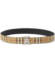 Burberry ceinture réversible à motif Vintage Check - Tons neutres