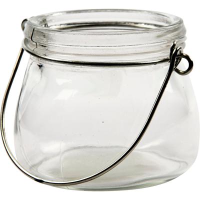 Creativ Company Lantaarn, h: 6,5 cm, d 7,5 cm, 12 stuk/ 1 doos