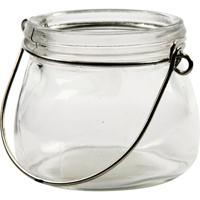 Creativ Company Lantaarn, h: 6,5 cm, d 7,5 cm, 12 stuk/ 1 doos