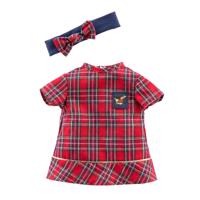 Corolle holidays jurkje en haarband voor babypop, 36cm