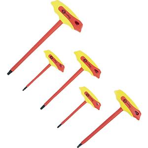 C.K T4422 SET VDE Inbussleutelset Sleutelbreedte (metrisch): 3 mm, 3.5 mm, 4 mm, 5 mm, 6 mm