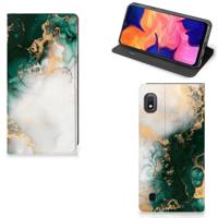 Standcase voor Samsung Galaxy A10 Marmer Groen