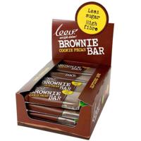 Leev Cookiebar brownie pecan & granen 35 gram bio