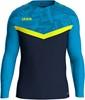 JAKO 8824K Sweater Iconic Kids - Marine Jako-Blauw/Fluogeel - 128