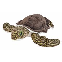 Wild Republic knuffel schildpad junior 38 cm pluche groen/bruin - thumbnail