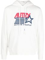 Autry hoodie à logo imprimé - Blanc