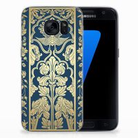 Samsung Galaxy S7 TPU Case Beige Flowers