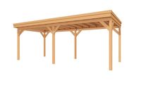 Buitenverblijf EASYLINE Plat dak - 700x300 cm - Bouwpakket- Plat dak- - YARD Outdoor