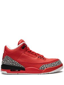 Jordan JORDAN AJ3770438 UNIVERSITY RED/BLACK-CEMENT Furs & Skins->Leather - Rouge