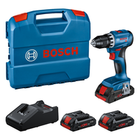 Bosch Blauw GSR 18V-45 Professional | Accuschroefboormachine | 3 x 4,0 Ah ProCore accu | In L-Case - 0615A5002N