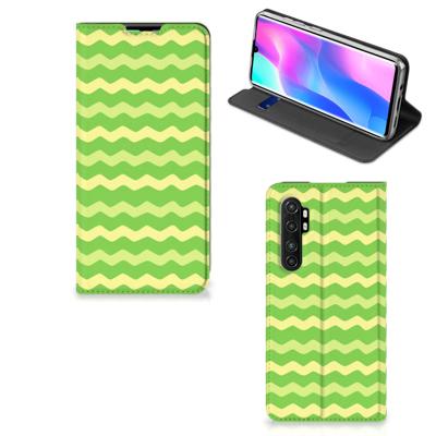 Xiaomi Mi Note 10 Lite | Hoesje met Magneet | Waves Green