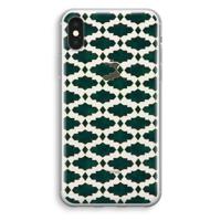 Moroccan tiles: iPhone XS Transparant Hoesje