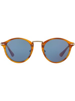 Persol lunettes de soleil à monture ronde - Marron