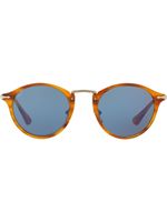 Persol lunettes de soleil à monture ronde - Marron