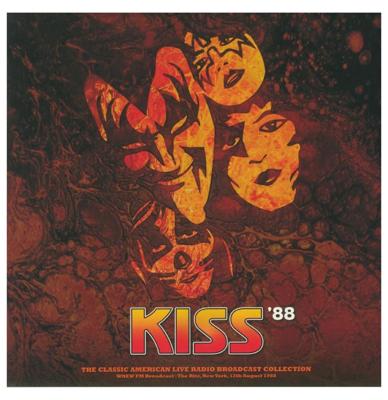 KISS - WNEW FM Broadcast The Ritz New York 1988 LP - Oranje Gekleurd Vinyl LAATSTE STUKS
