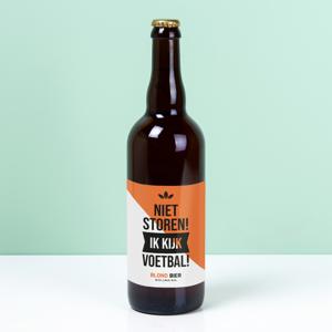 Bierfles Niet Storen Ik Kijk Voetbal (750 Ml)