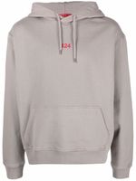 424 hoodie à logo brodé - Gris