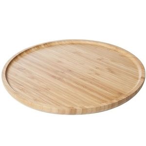 Houten serveerplank voor hapjes rond 33 cm