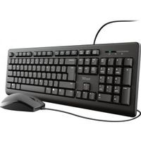 Trust Primo Qwerty UK Desktopset - Zwart