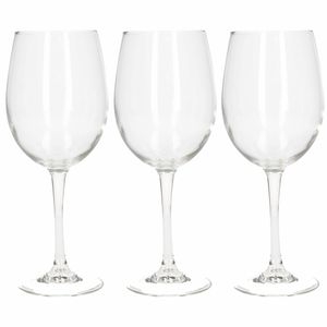 6x Stuks wijnglazen van glas 470 ml