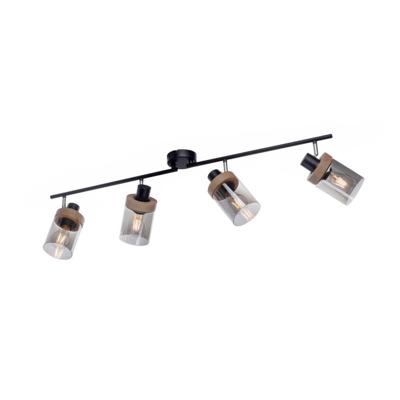 Just Light PlafondlampPasqual 4-lichts zwart - 11313-18