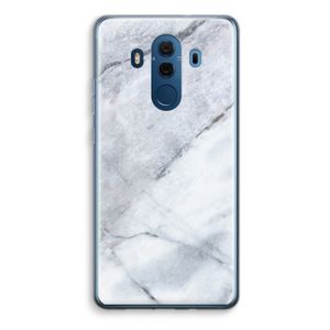 Witte marmer: Huawei Mate 10 Pro Transparant Hoesje