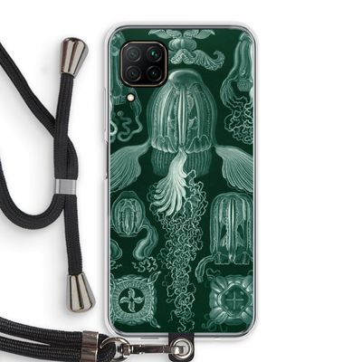 Haeckel Cubomedusae: Huawei P40 Lite Transparant Hoesje met koord