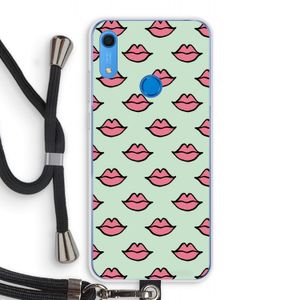Lipjes: Huawei Y6s Transparant Hoesje met koord