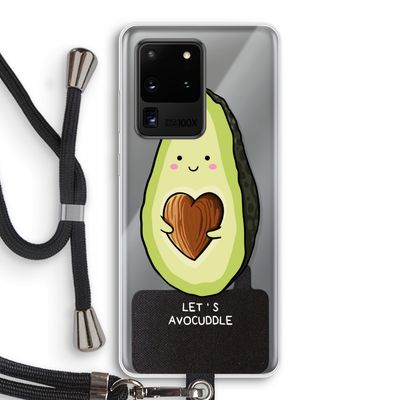 Avocuddle: Samsung Galaxy S20 Ultra Transparant Hoesje met koord
