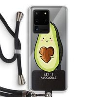 Avocuddle: Samsung Galaxy S20 Ultra Transparant Hoesje met koord