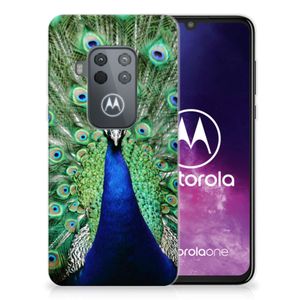 Motorola One Zoom TPU Hoesje Pauw