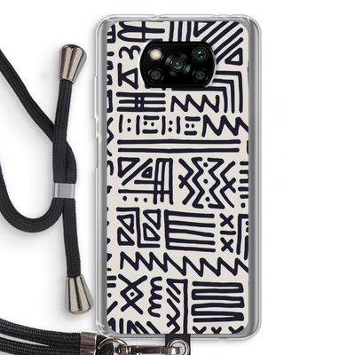 Marrakech print: Xiaomi Poco X3 NFC Transparant Hoesje met koord