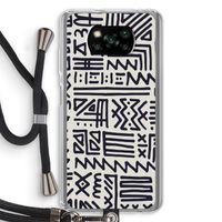 Marrakech print: Xiaomi Poco X3 NFC Transparant Hoesje met koord