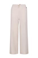 Like Flo winter wide leg broek meisjes - beige - Flun - rib - glitter