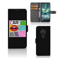 Nokia 7.2 | Nokia 6.2 Wallet Case met Pasjes Popart Princess