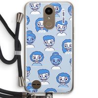 Gezichtjes: LG K10 (2017) Transparant Hoesje met koord