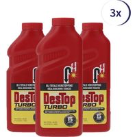 Destop - Turbo Ontstopper - Snelle werking in 5 minuten - 500 ml flessen - Set van 3 - thumbnail