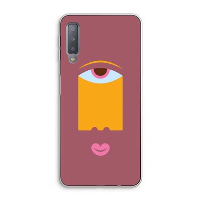 Mono V: Samsung Galaxy A7 (2018) Transparant Hoesje