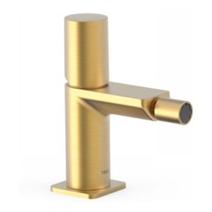 Bidetkraan Tres Loft | Opbouw | Mengkraan | 1-knop | Rond | 24k Goud mat