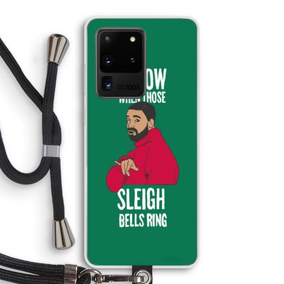 Sleigh Bells Ring: Samsung Galaxy S20 Ultra Transparant Hoesje met koord
