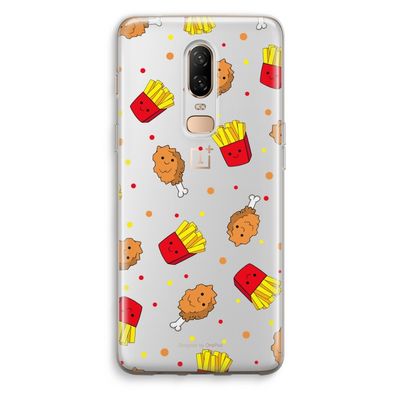Chicken 'n Fries: OnePlus 6 Transparant Hoesje