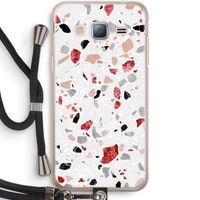 Terrazzo N°12: Samsung Galaxy J3 (2016) Transparant Hoesje met koord