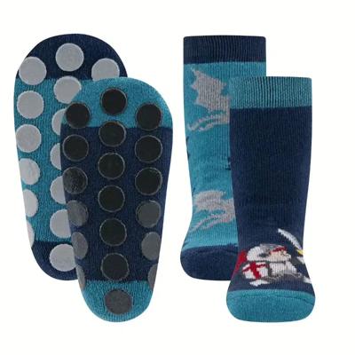 Ewers antislip sokken 2-pack Ridder Draak Marine-18-19
