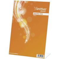 Toonbankdisplay Archivo 2000 Desktop Verticaal Transparant Din A4