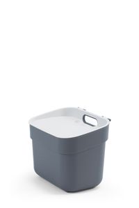Curver ready to collect prullenbak GFT 5 liter donkergrijs-lichtgrijs