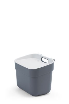 Curver ready to collect prullenbak GFT 5 liter donkergrijs-lichtgrijs