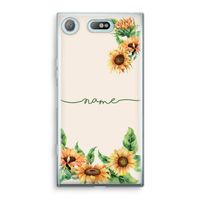 Zonnebloemen: Sony Xperia XZ1 Compact Transparant Hoesje